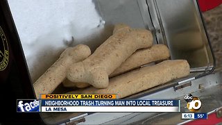 Neighborhood trash turning La Mesa man into local treasure