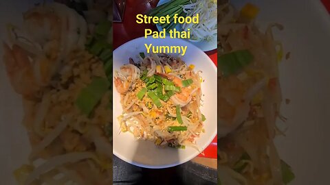Street food pad thai in Bangkok #bangkok #shortsvideo #food #shorts