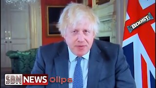 Boris Johnson "Get Boosted Now" - 5537