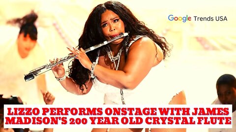 Lizzo Performs Onstage With James Madison's 200 Year Old Crystal Flute