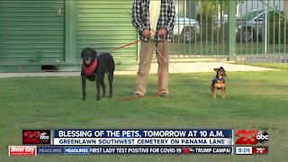 Blessing of the Pets Sunday at Greenlawn Southwest Cemetery