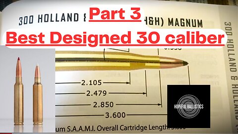 What is the best designed 30 caliber rifle cartridge? Part 3