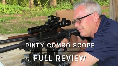 Pinty tactical scope combo 3-9x32, red dot & laser tested on my Buck Rail Crosman 1322 full review