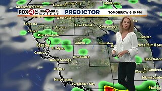 Scattered showers and storms continue until the weekend