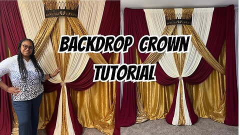 How to add a crown to a backdrop
