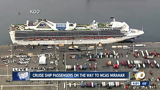 Cruise passengers to arrive at MCAS Miramar for coronavirus quarantine