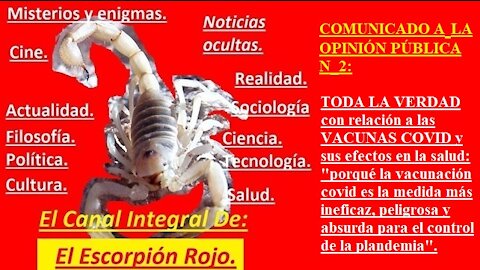 ComN_2:Toda la verdad delas vacunas covid19:efectos ysu real dimensión¿Por qué no te debes vacunar?.