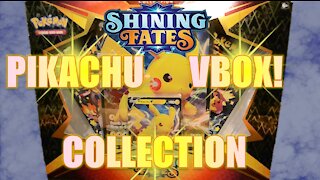 Opening A Pokemon SHINING FATES Pikachu V Box!