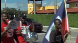 Haitian community sending a message to President Trump