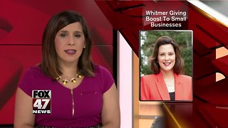 Small Businesses Getting Help From Governor Whitmer