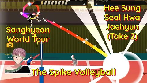 The Spike Volleyball - S-Tier Sanghyeon vs S-Tiers: Hee Sung, Seol Hwa, Jaehyun (Take 2)