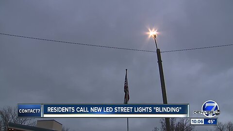 Residents say new LED streetlights are blinding