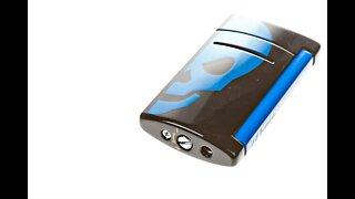 ST Dupont MiniJet Blue Skull Lighter Review