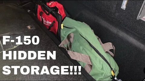 Hidden F-150 Storage on Crew Cab Trucks