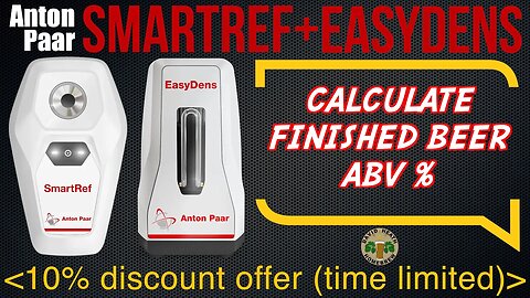 How To Calculate the ABV Of Finished Beer with Anton Paar Easy Dens & SmartRef Combo
