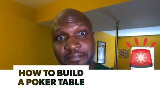 How to build a Poker table for under $125 00