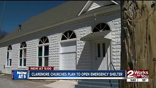 Claremore churches hope to open emergency shelter