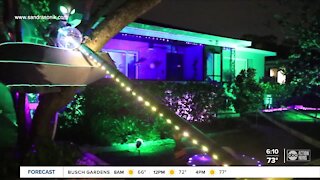 St. Petersburg residents turns children's treehouse into socially-distant UFO for trick-or-treating