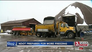 NDOT prepares for weekend flash freeze