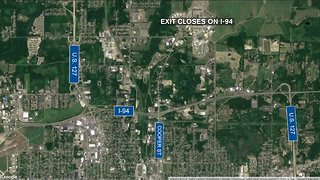 New construction project in Jackson closes I-94 exit