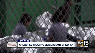 Valley churches hosting migrant families in need of medical care and supplies