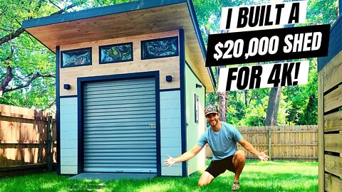 I Transformed my Shed (and so can you!) // Introduction to the Modern Shed Build Series
