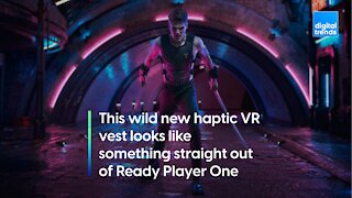 Incredible new haptic VR vest looks like something straight out of Ready Player One