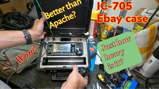 Waterproof case for the IC-705 from ebay