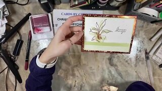 Technique Thursday with Kelly from Cards by Christine - Splatter Technique