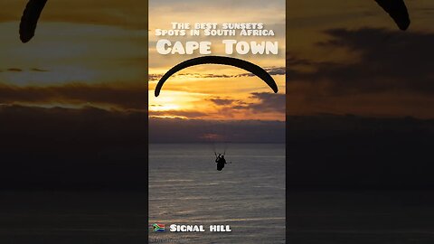 Cape Town beautiful sunset spots #lovecapetown #short #shorts
