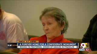 Confederate monument finds a forever home