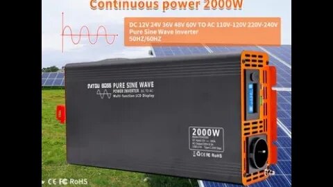 DATOUBOSS Pure Sine Wave Inverter 4000W - The Ultimate Power Solution for Your Home