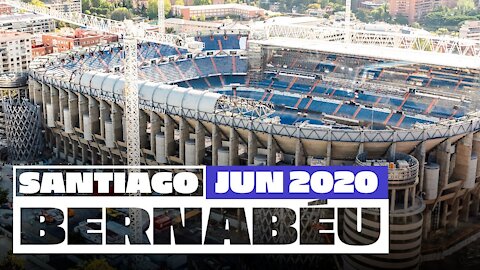 NEW Santiago Bernabéu stadium works (April 2021) | Real Madrid
