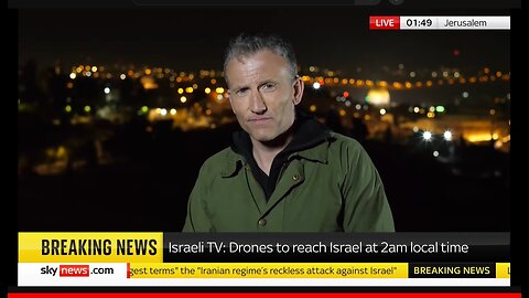 BREAKING: Explosions heard over Jerusalem as Iranian drones approach Sky News