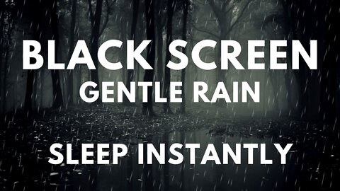 Fall asleep quickly in 3 minutes by feeling and listening to the sound of peaceful rain