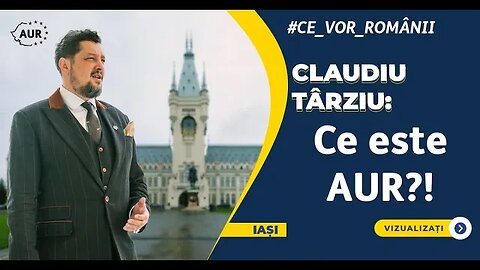 Claudiu Tarziu, intalnire cu simpatizantii Alianta Pentru Unirea Romanilor din Iasi