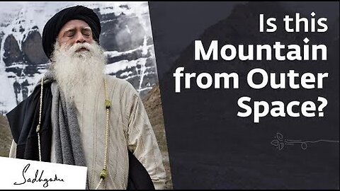 Is this Mountain from Outer Space? ⛰️☄️ - Sadhguru