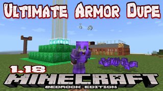 Minecraft: Armor Duplication Glitch 1.18 Bedrock