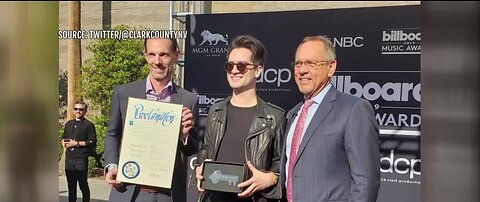 Panic! at the Disco singer receives key to the city