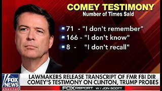 James Comey transcript: Former FBI boss downplays Hillary email scandal