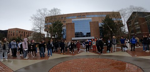 Univ of Connecticut Wild & Hostile Crowd As Muslims Stir Dissension, I Tear Apart Islam, One Student Who Rips Up My Tract Humbles Himself Later, "Christian" Belgium Woman Assaults Me, Kicks My Bag, I Call Police, Crowd Swells, Exalting Jesus