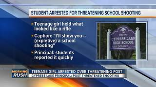 Cypress Lake student arrested for threatening post Wednesday night
