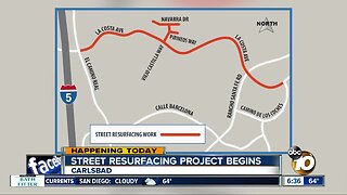 Crews to resurface streets around Carlsbad