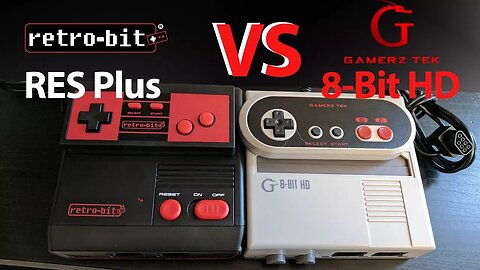 8-Bit HD NES Clone Battle - Gamerz Tek 8-Bit HD Versus Retro-Bit RES+