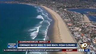 Coronado mayor seeks to ease beach, ocean closures