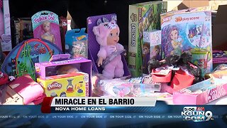 Local kids receive toys at 17th annual Miracle en el Barrio