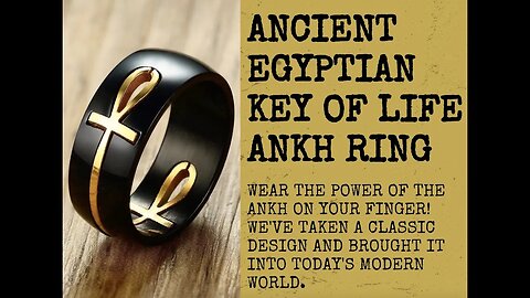 ANCIENT EGYPTIAN KEY OF LIFE ANKH RING
