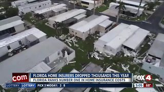 Florida home insurers dropped thousands in 2018