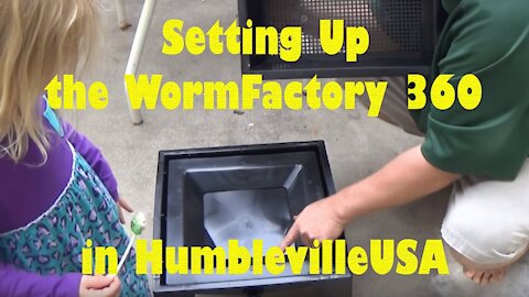 Vermicomposting (worm castings) Setting up Worm Factory 360