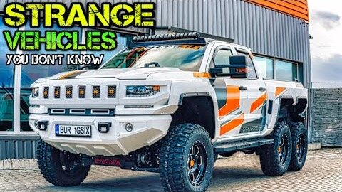 ✅ Strangest Vehicles Ever Made | Most Unusual Vehicles